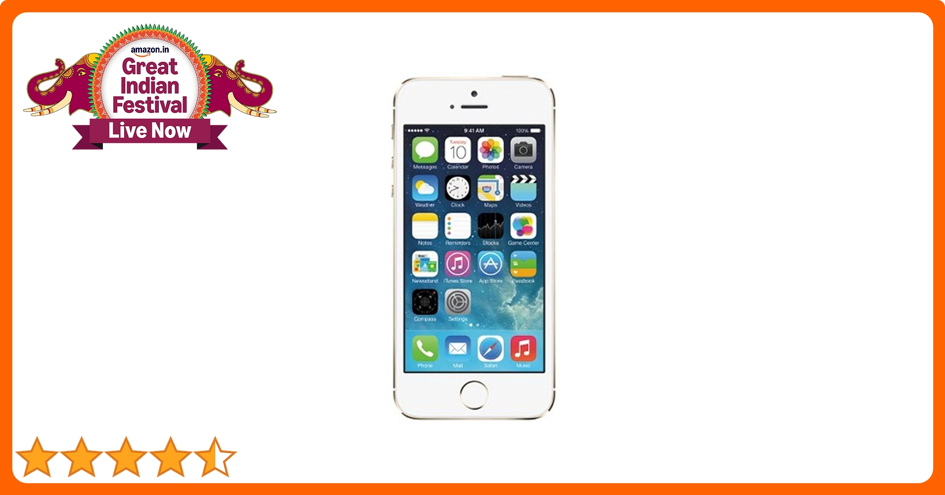 iPhone 5s 未使用　32GB Apple iPhone 5s | 32GB Storage | Silver Edition